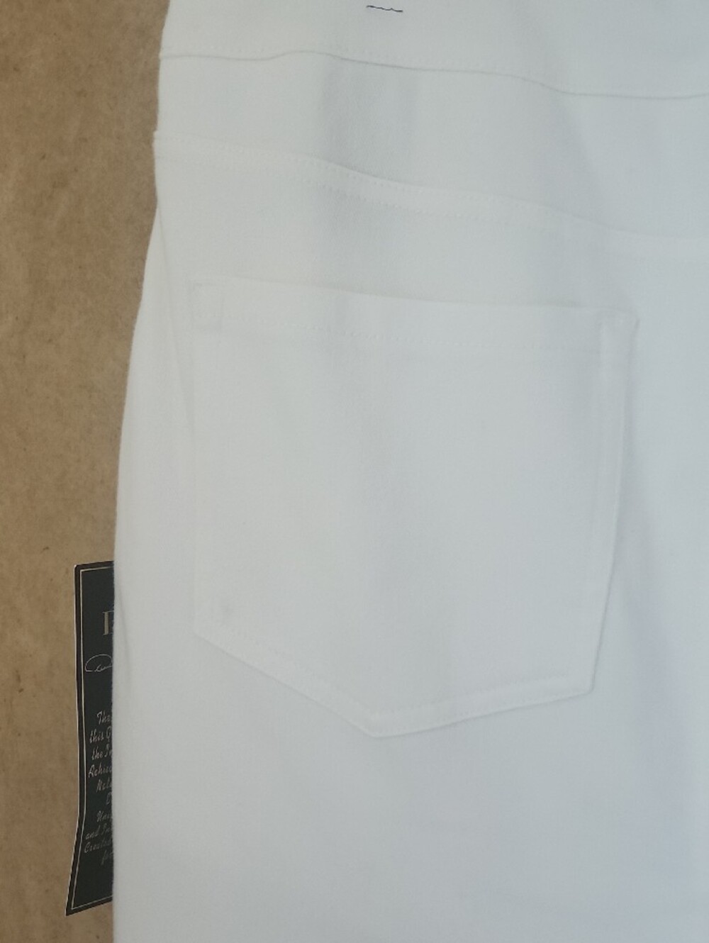 NWT-DG2 by Diane Gilman White Stretch Knit Skort - Picture 6 of 7